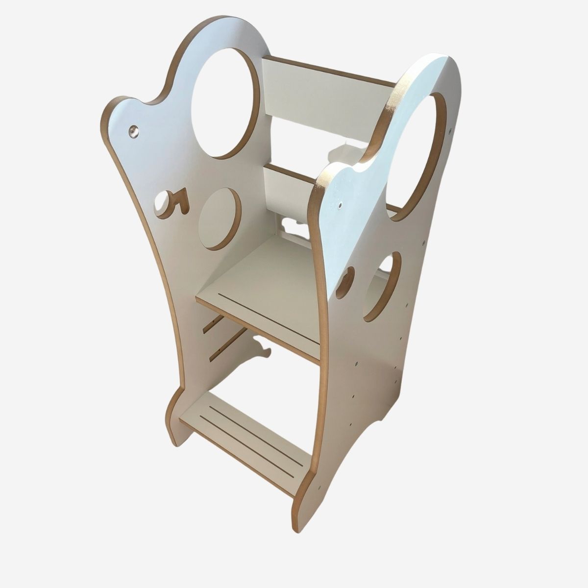 Kitchen Helper Podest kuchenny dla dziecka REGULOWANY Biały Polski Produkt